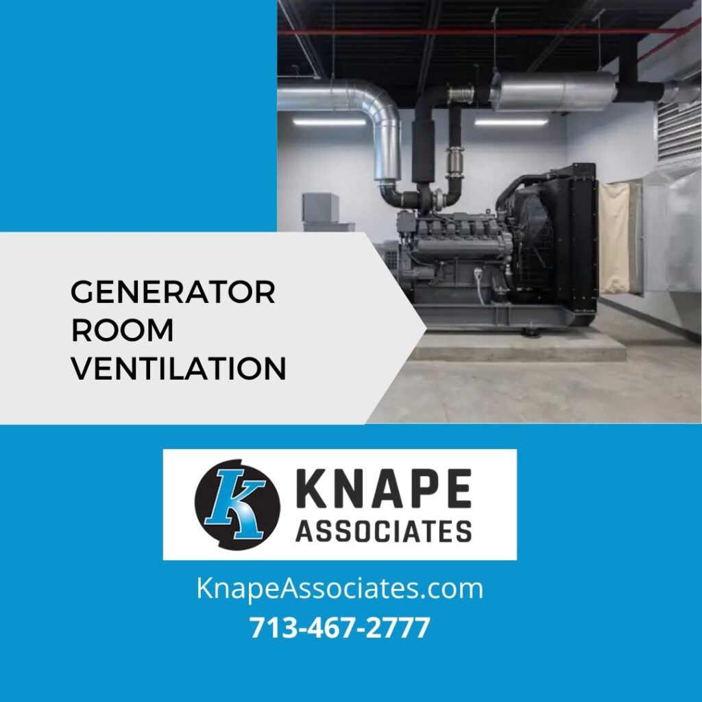 Generator room ventilation equipment